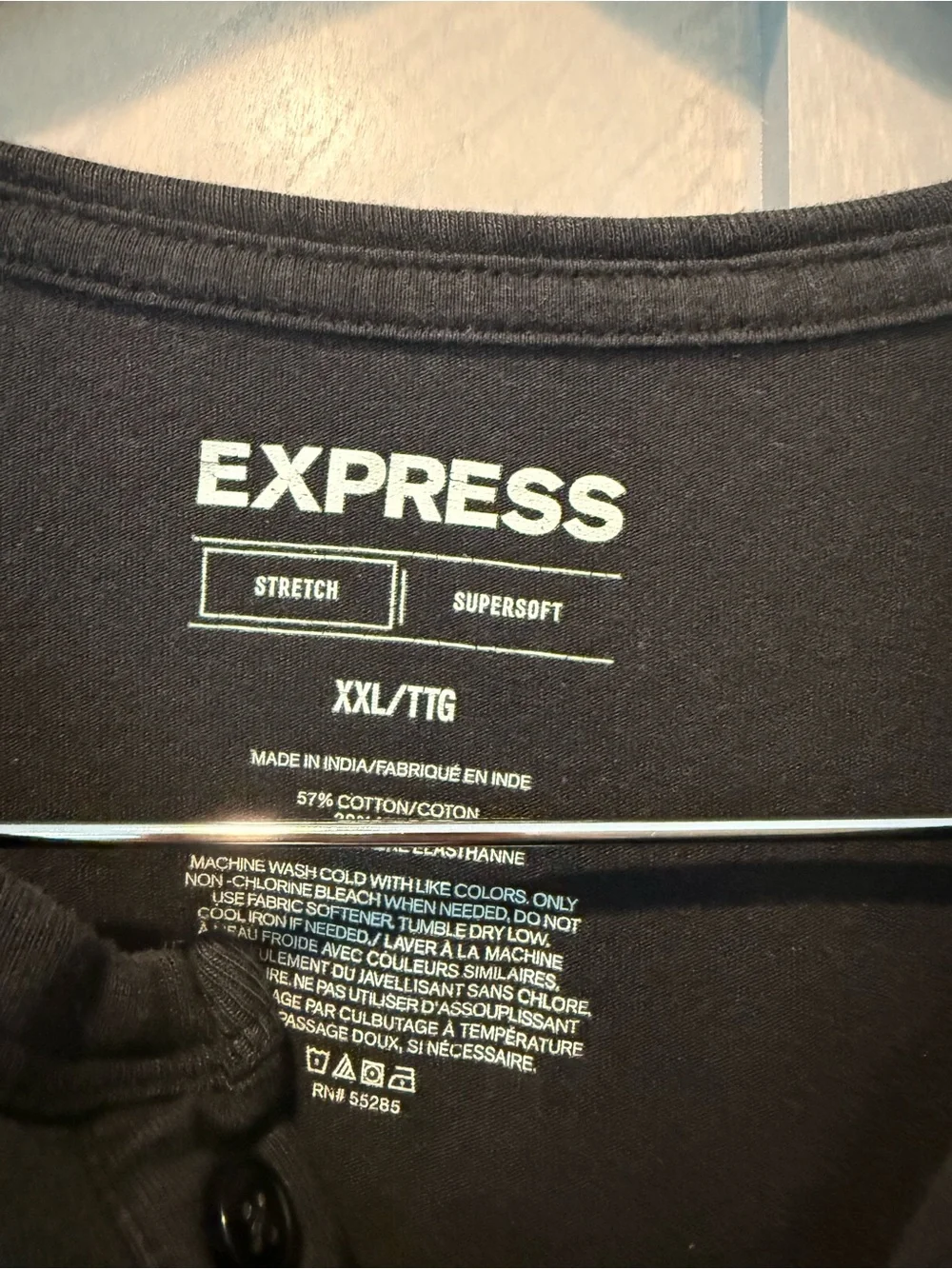 Express henley tee